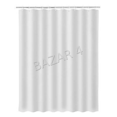 cortina baño basic white blanco-802190