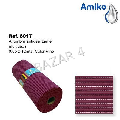 alfombra expandida amiko 65x12-vino