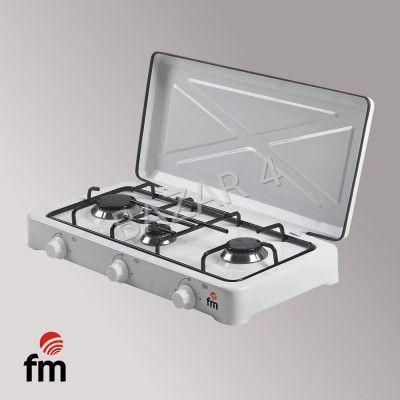 cocina fm 3 fuegos hg-300 c/tapa
