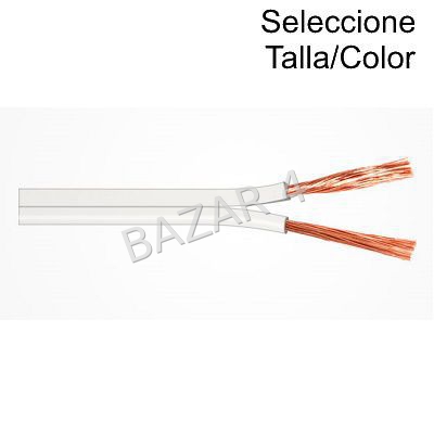 CABLE PARALELO AUDIO BLANCO 100M.