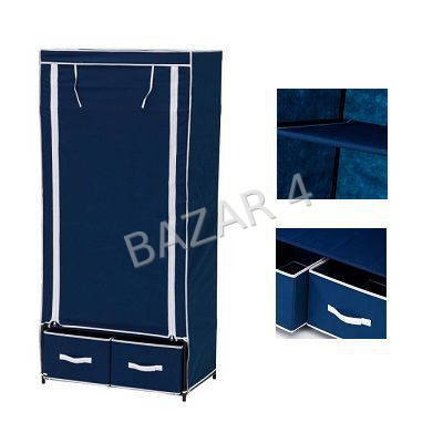 armario azul 124079-75x45x160