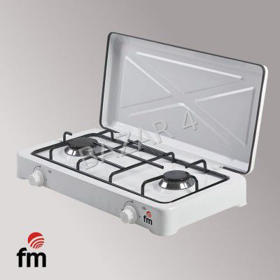 cocina fm 2 fuegos hg-200 c/tapa