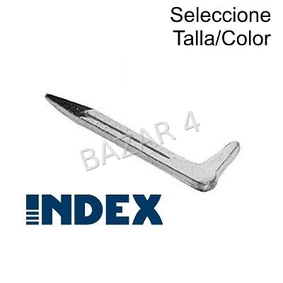 alcayata plana acero index/100uds