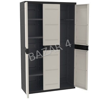 armario pk 3 puertas 9201-titanium negro