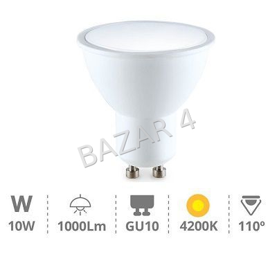 LAMPARA LED GU10 GSC 10W 4200K 1000LM